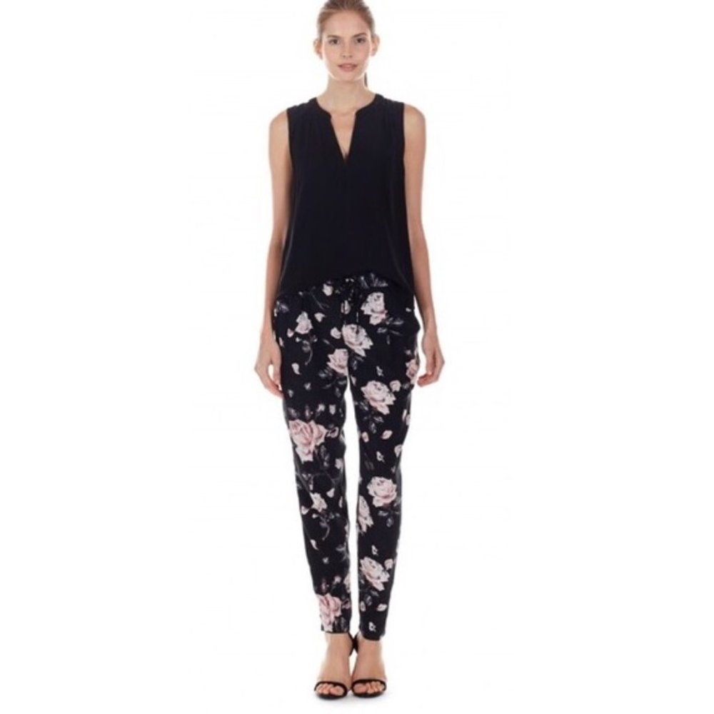 Joie Cinda floral silk pants